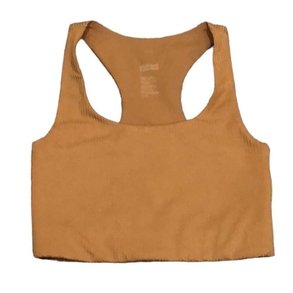 Girlfriend Collective Rib Paloma Bra Size XS Tan - Picture 1 of 4